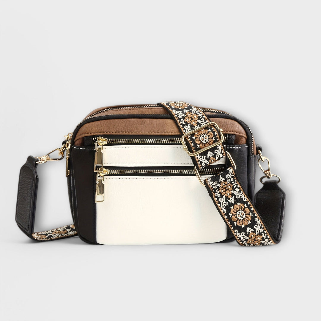 Fabienne - Sac bandoulière en cuir vegan
