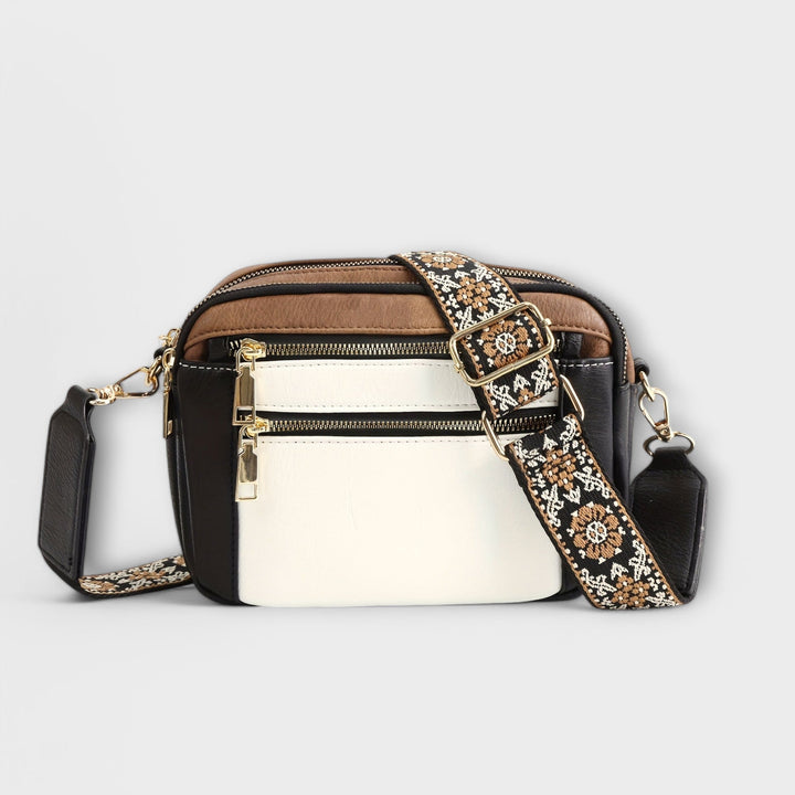 Fabienne - Sac bandoulière en cuir vegan