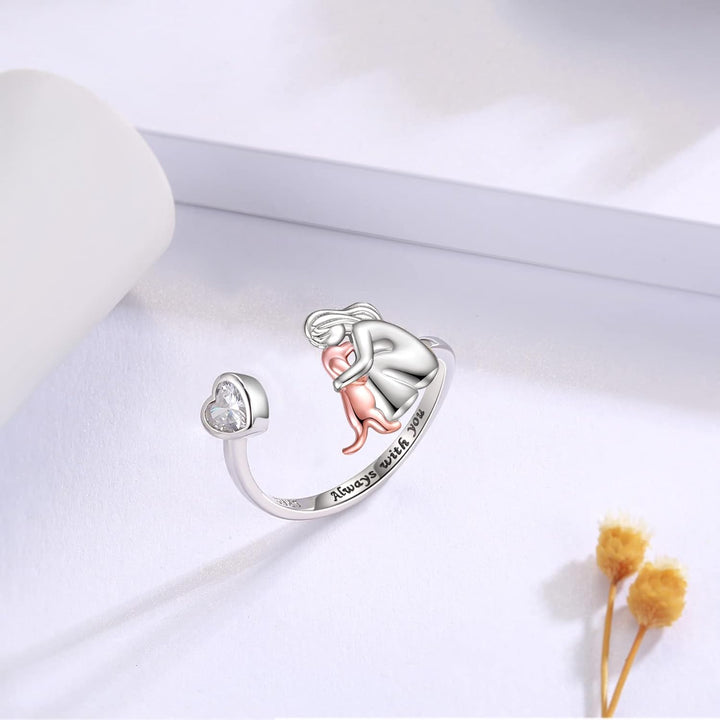 Câlin de Chien - Bague (Rose)