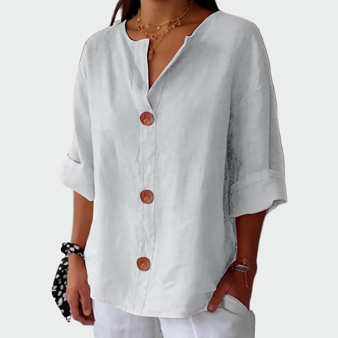 Blouse Texturée Décontractée