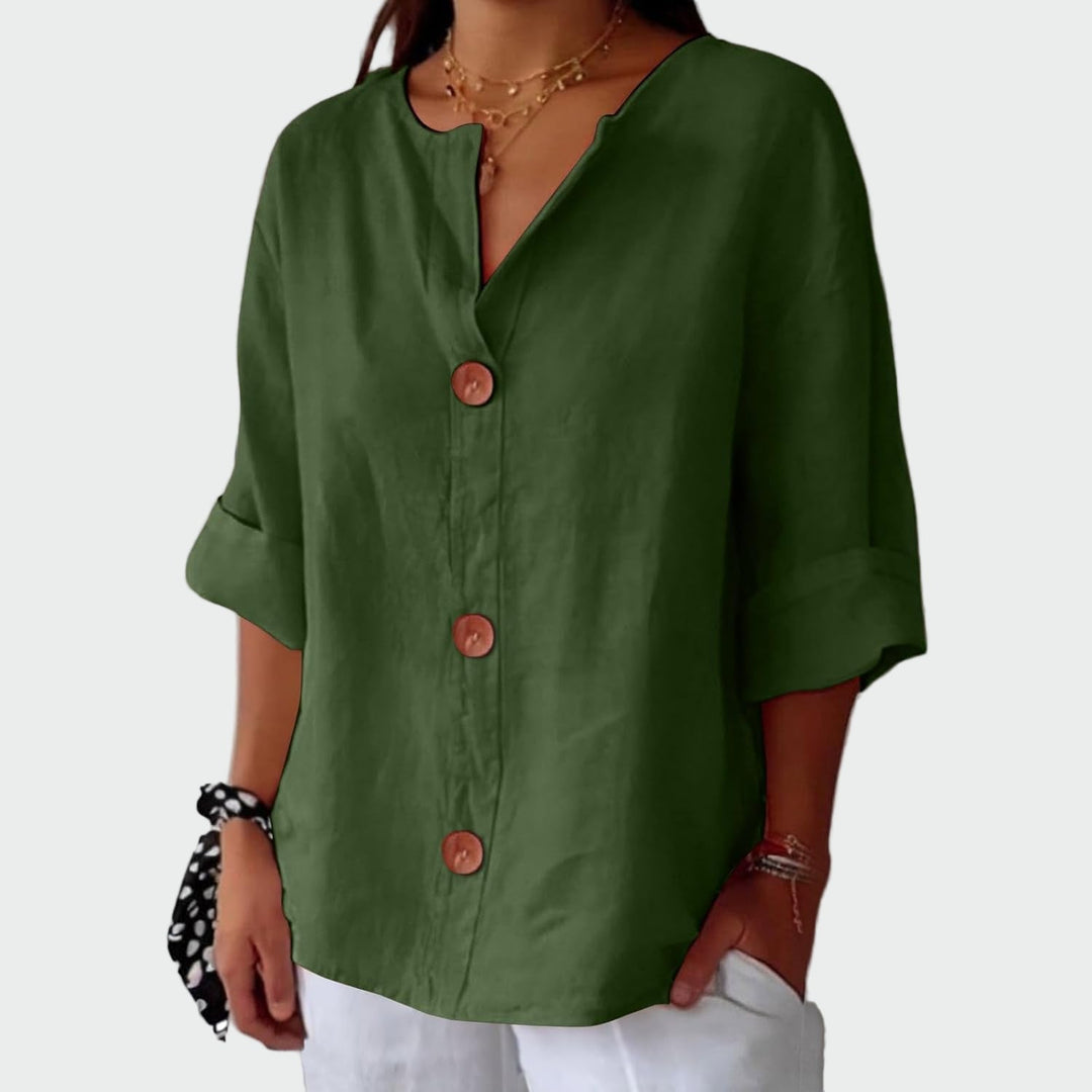 Blouse Texturée Décontractée