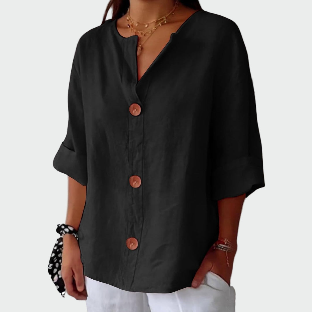 Blouse Texturée Décontractée