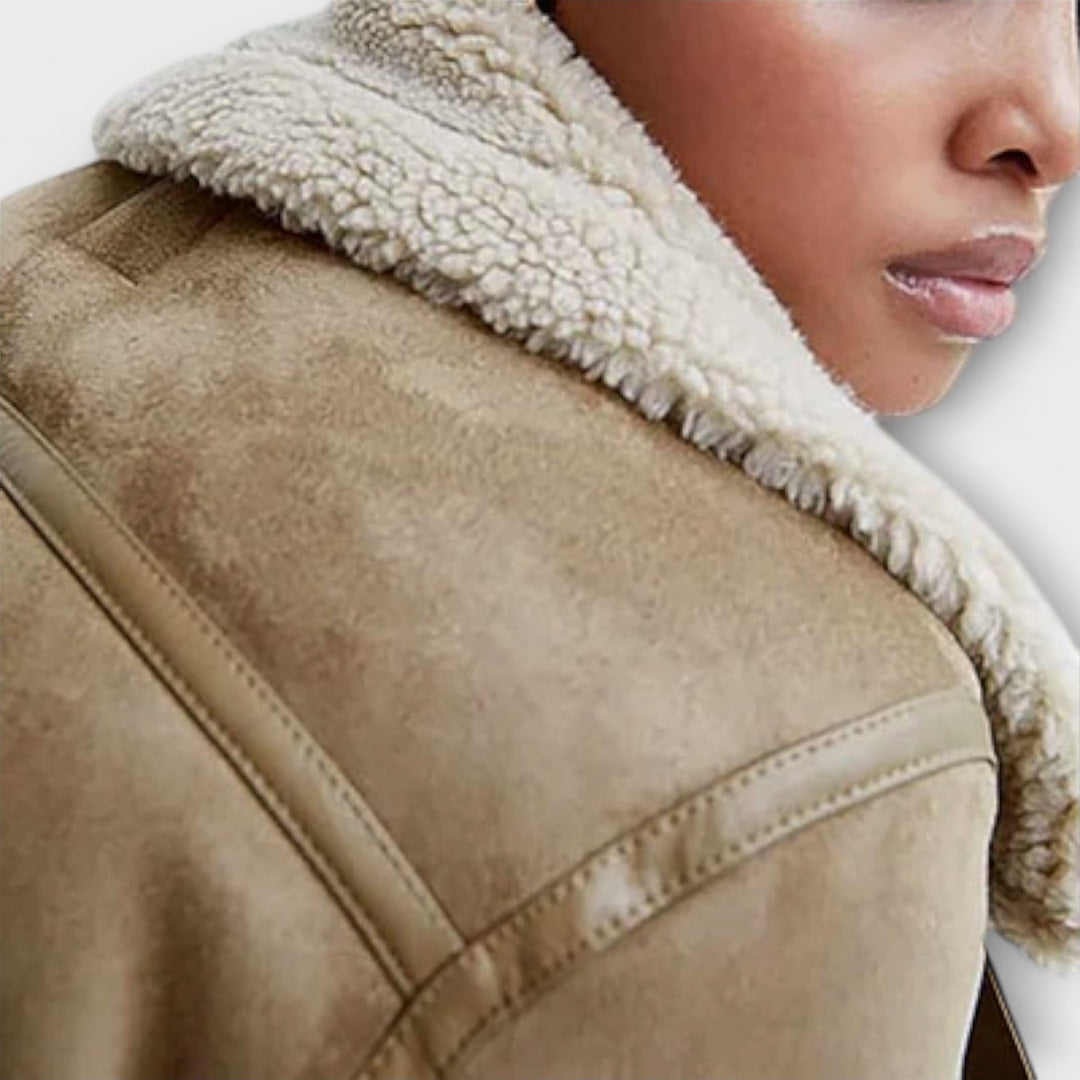 Renée | Veste Aviateur en Suède