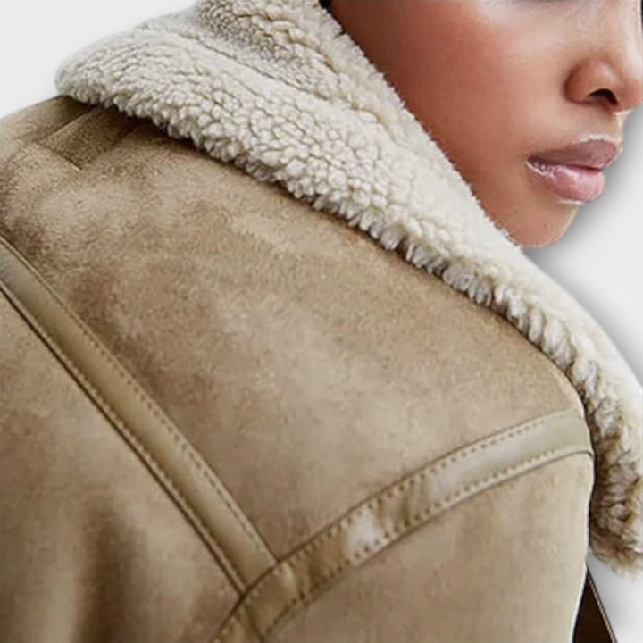 Renée | Veste Aviateur en Suède