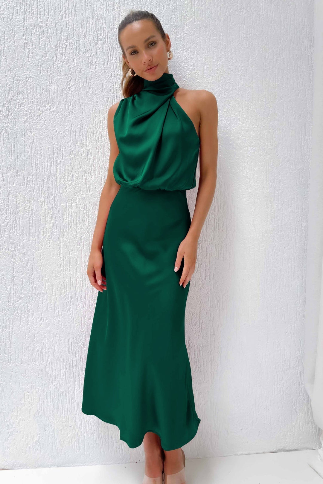 Margaux | Robe de soirée élégante avec col halter