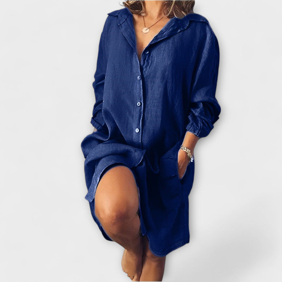 Xavière | Blouse en Lin Décontractée