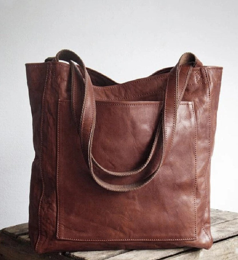Caroline - Sac à bandoulière en cuir classique