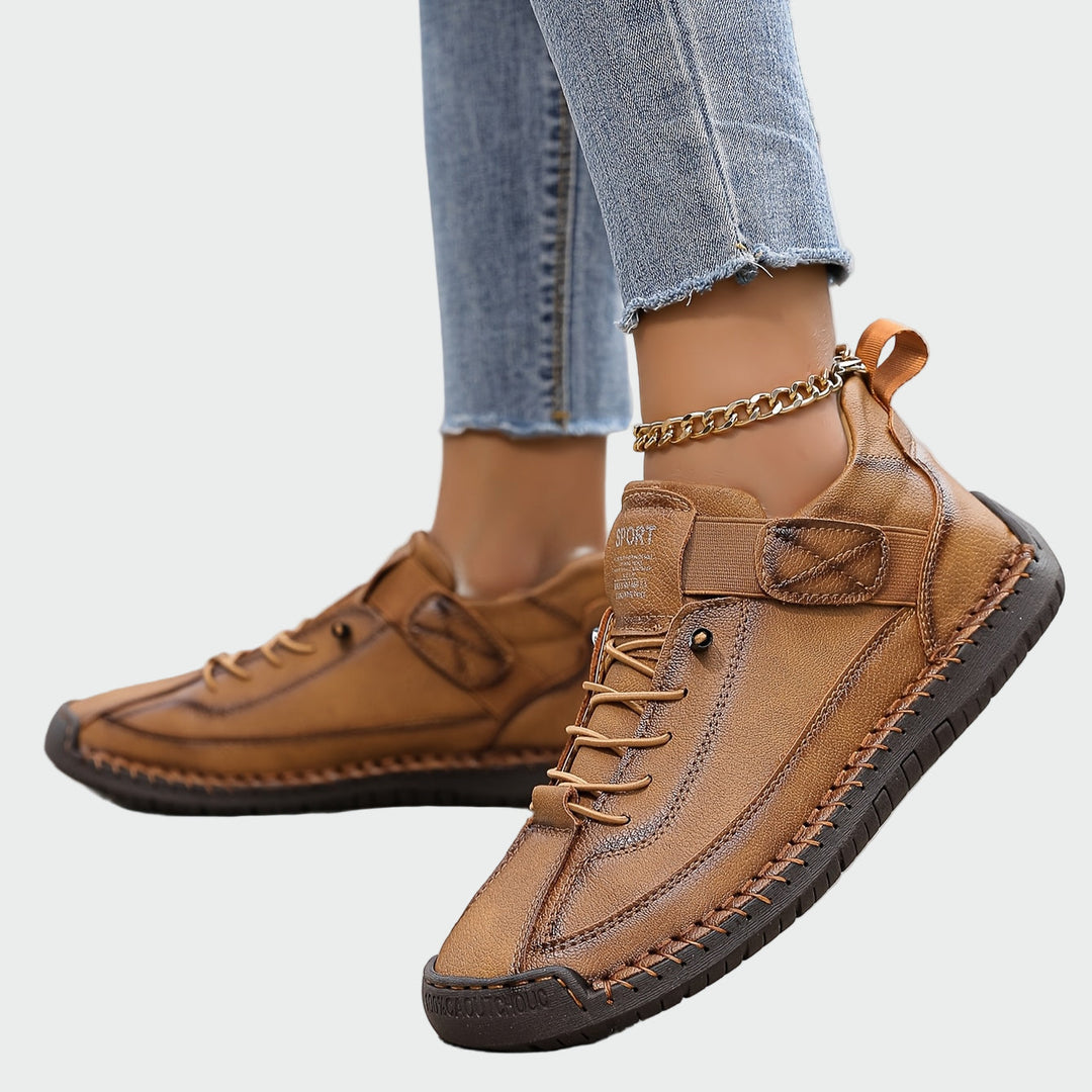 Bottes en cuir orthopédique