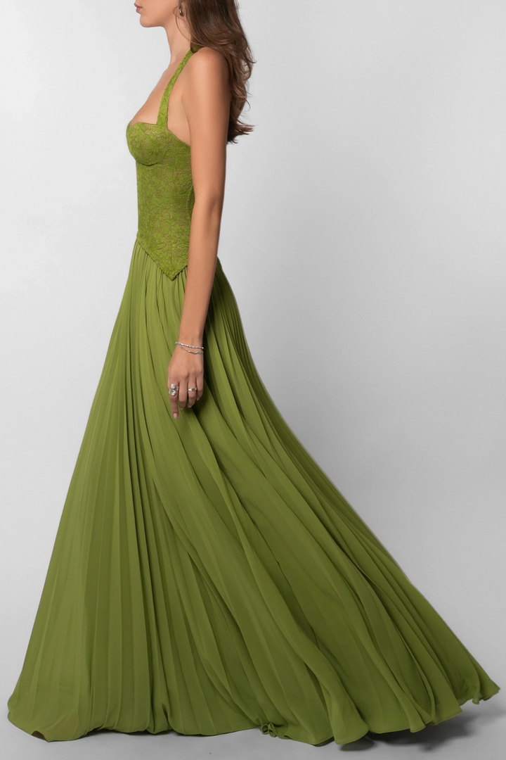 Geneviève | Robe Maxi Verdante