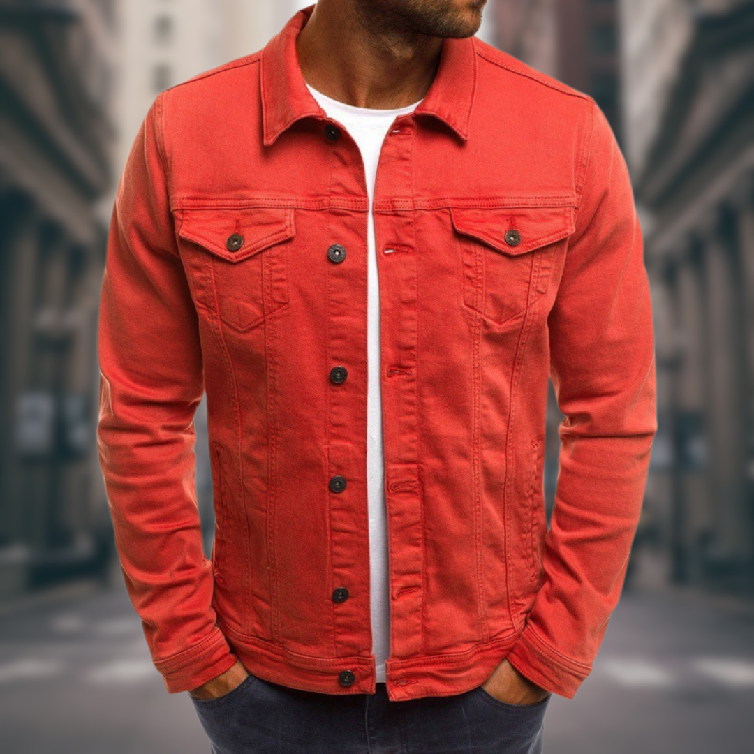 Léo - Veste en Denim Personnalisée
