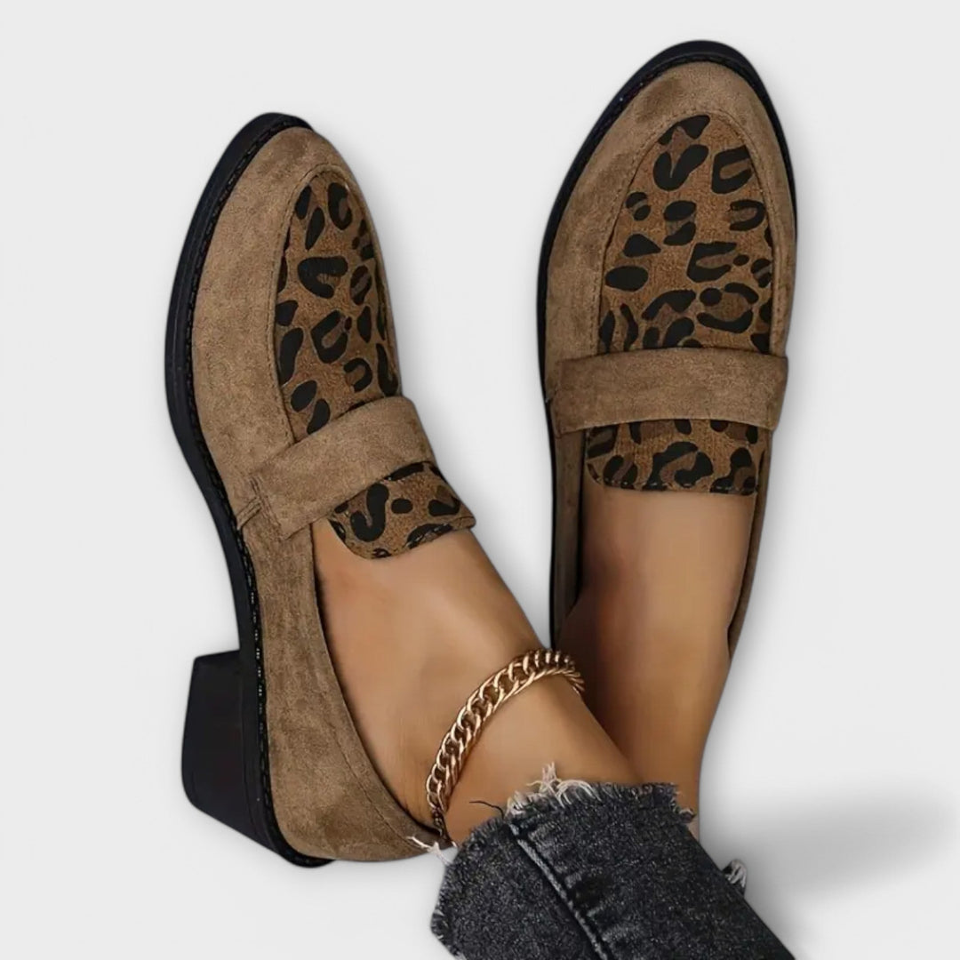 Marguerite | Chaussures élégantes pour femmes avec imprimé léopard