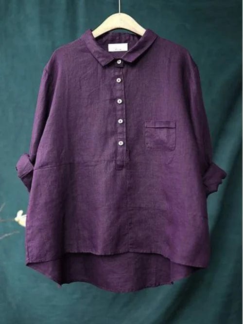 Olympe | Blouse en Lin Élégante pour l'Été