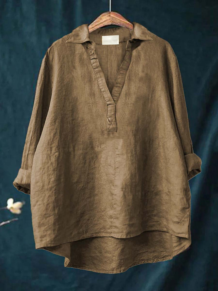 Beatrice | Blouse en Lin Élégante pour l'Été