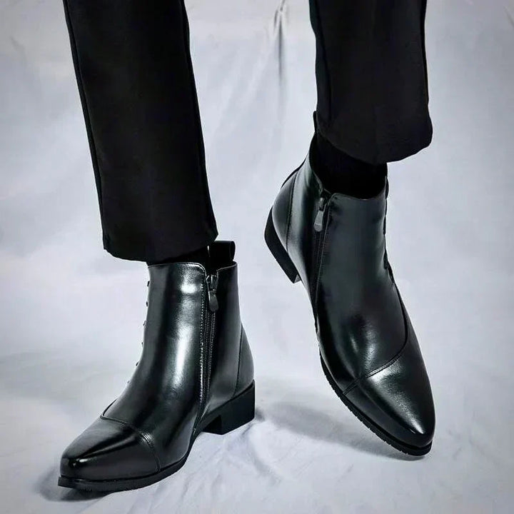 Blanche - Bottes en Cuir Élégantes
