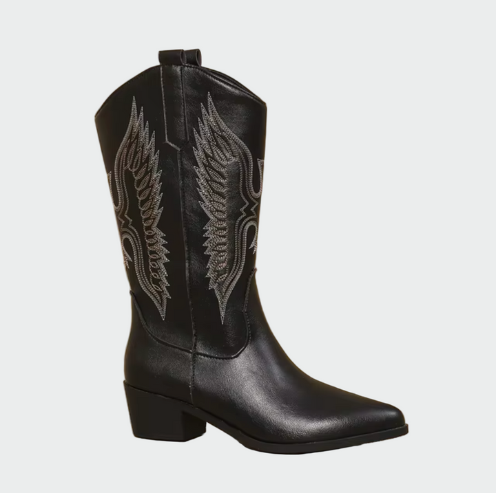 Bottes de cowboy en cuir western