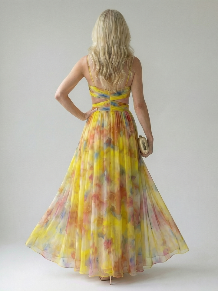 Sylvaine | Robe Maxi avec Bretelles