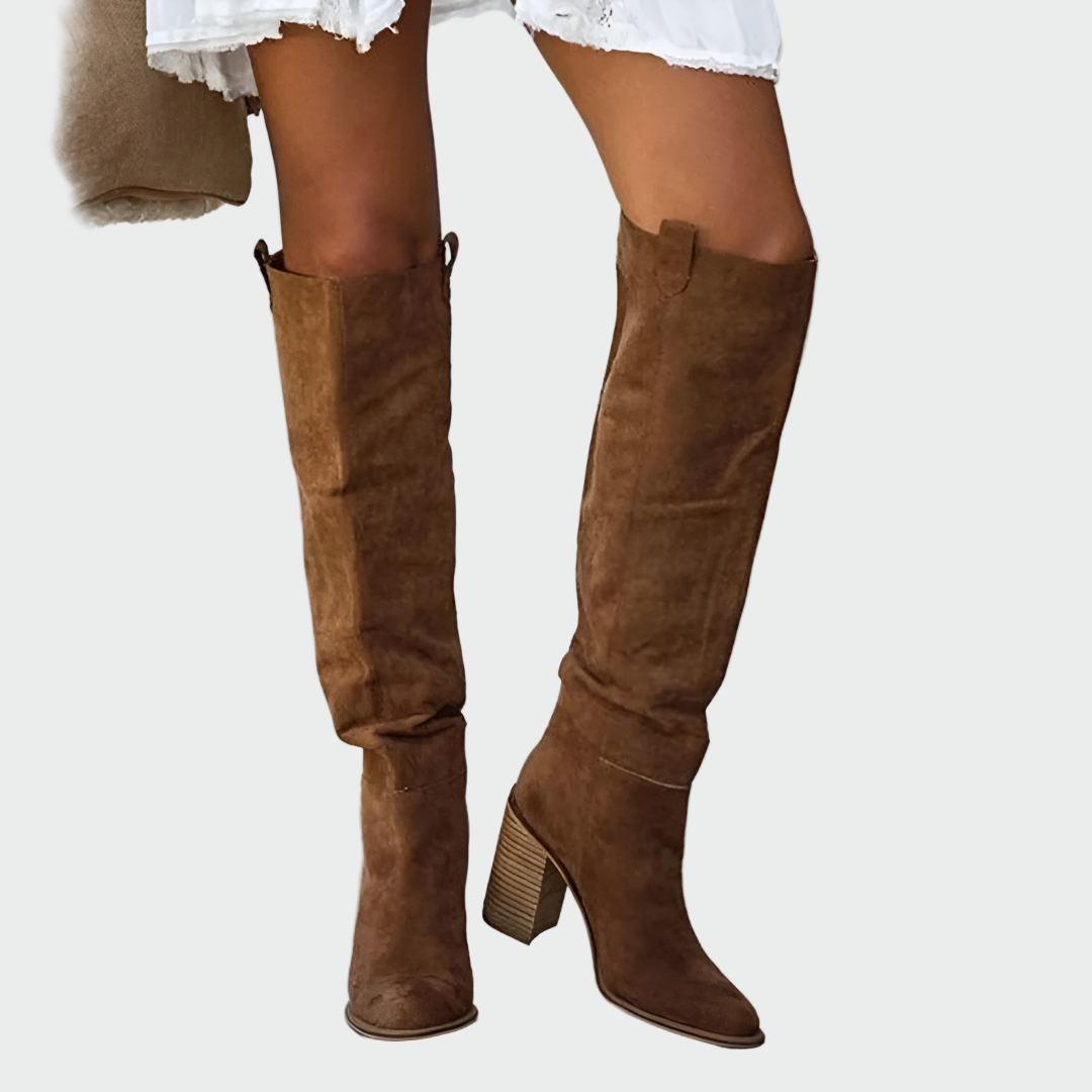 Bottes Orthopédiques en Cuir Montantes