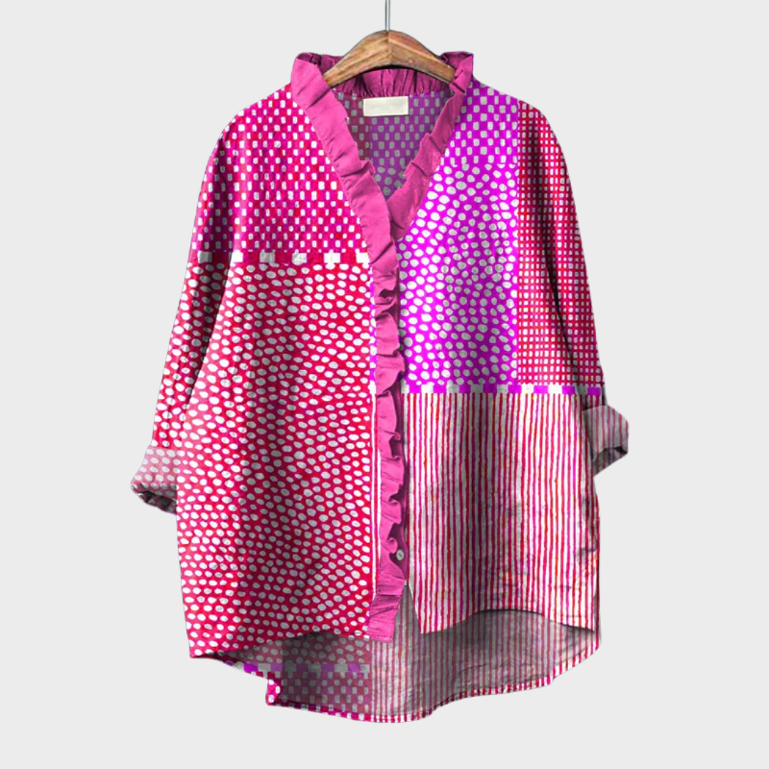 Clémentine | Blouse en lin élégante pour l'été