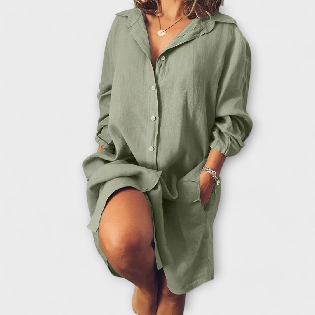 Xavière | Blouse en Lin Décontractée