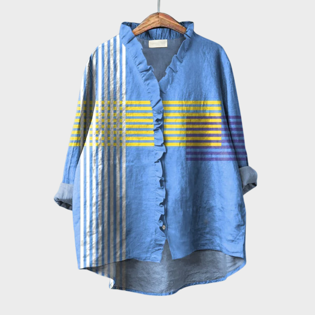 Angélique | Blouse en lin élégante pour l'été