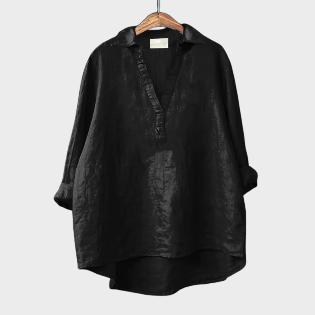 Beatrice | Blouse en Lin Élégante pour l'Été