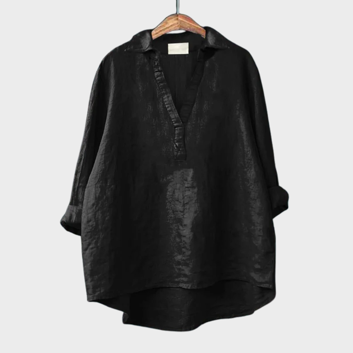 Beatrice | Blouse en Lin Élégante pour l'Été