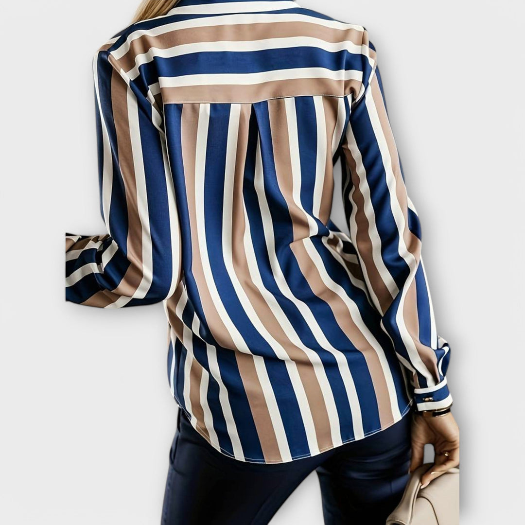 Marguerite | Blouse Rayée Décontractée