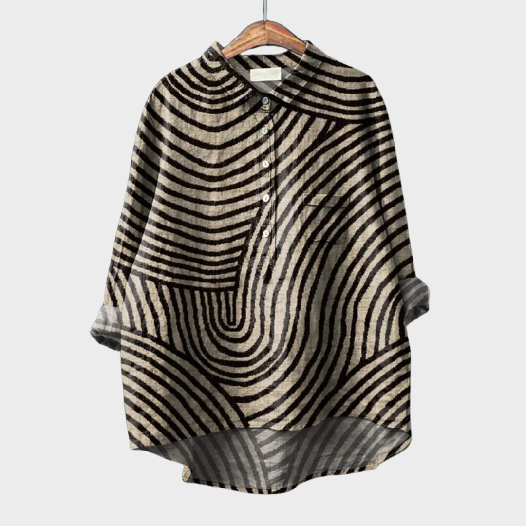 Marianne | Blouse en Lin Élégante pour l'Été
