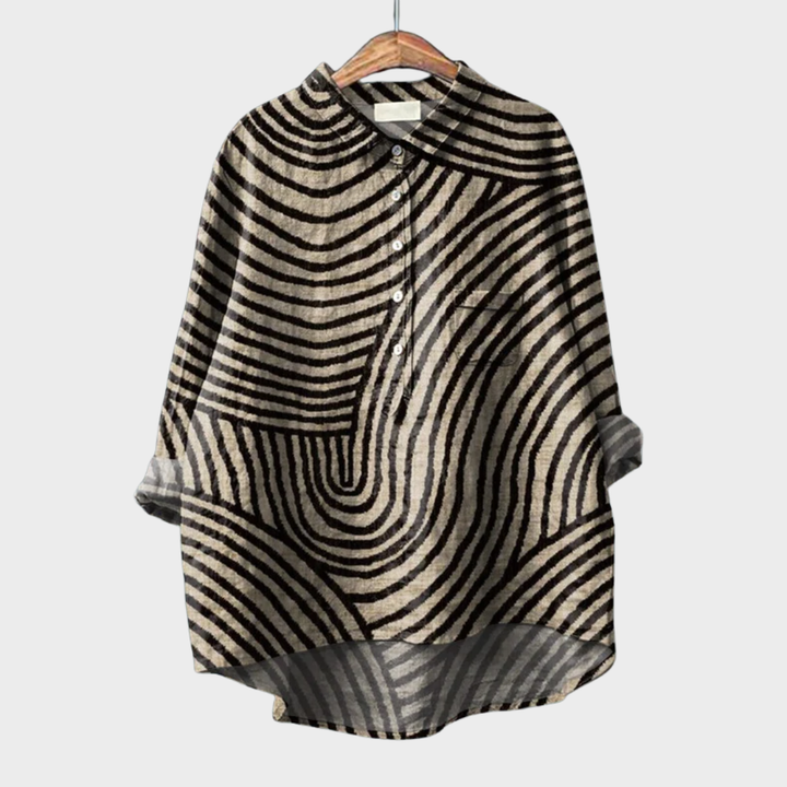 Marianne | Blouse en Lin Élégante pour l'Été