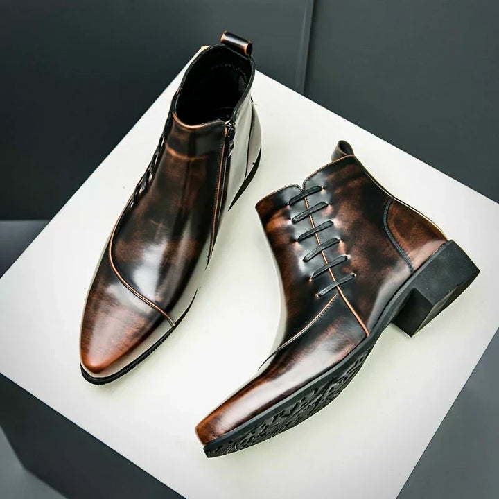 Blanche - Bottes en Cuir Élégantes