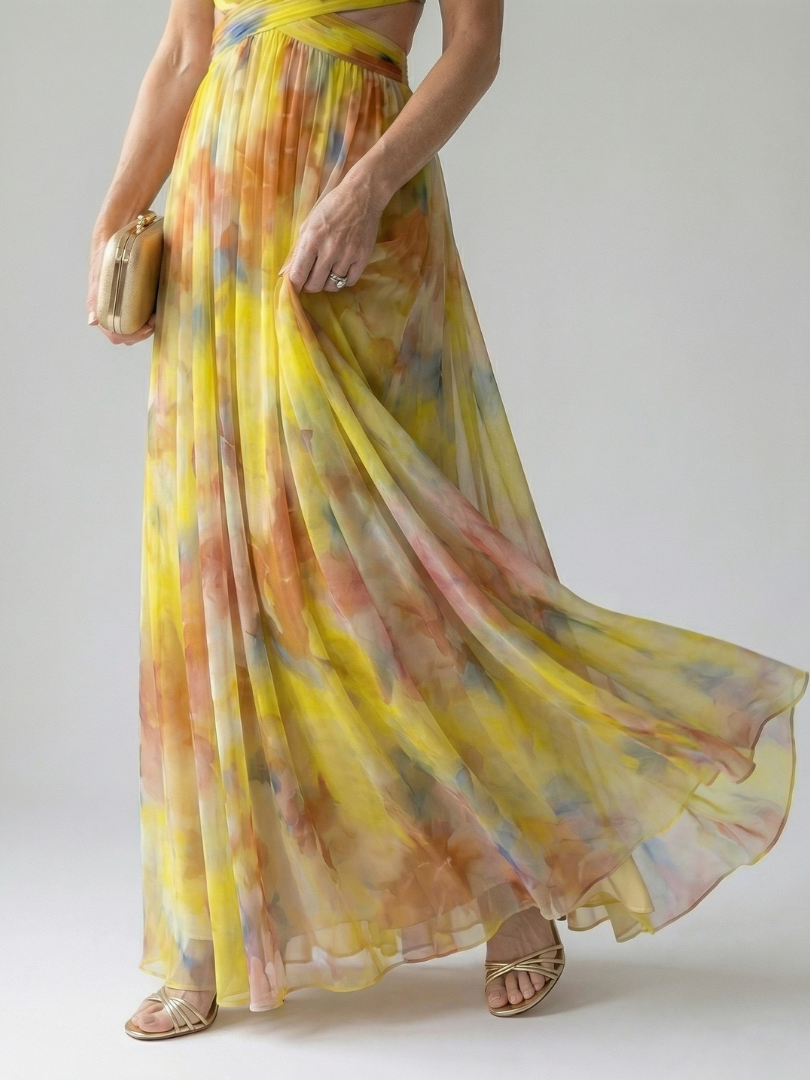 Sylvaine | Robe Maxi avec Bretelles