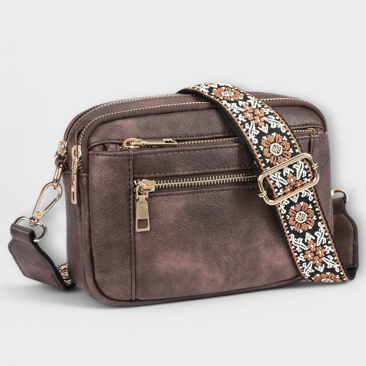 Fabienne - Sac bandoulière en cuir vegan
