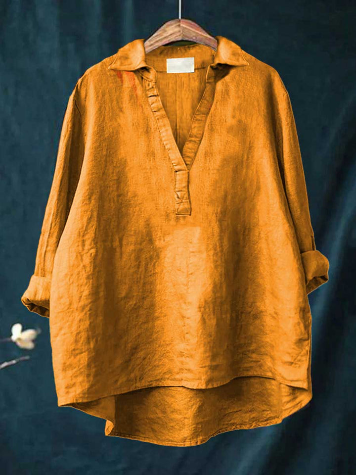 Beatrice | Blouse en Lin Élégante pour l'Été