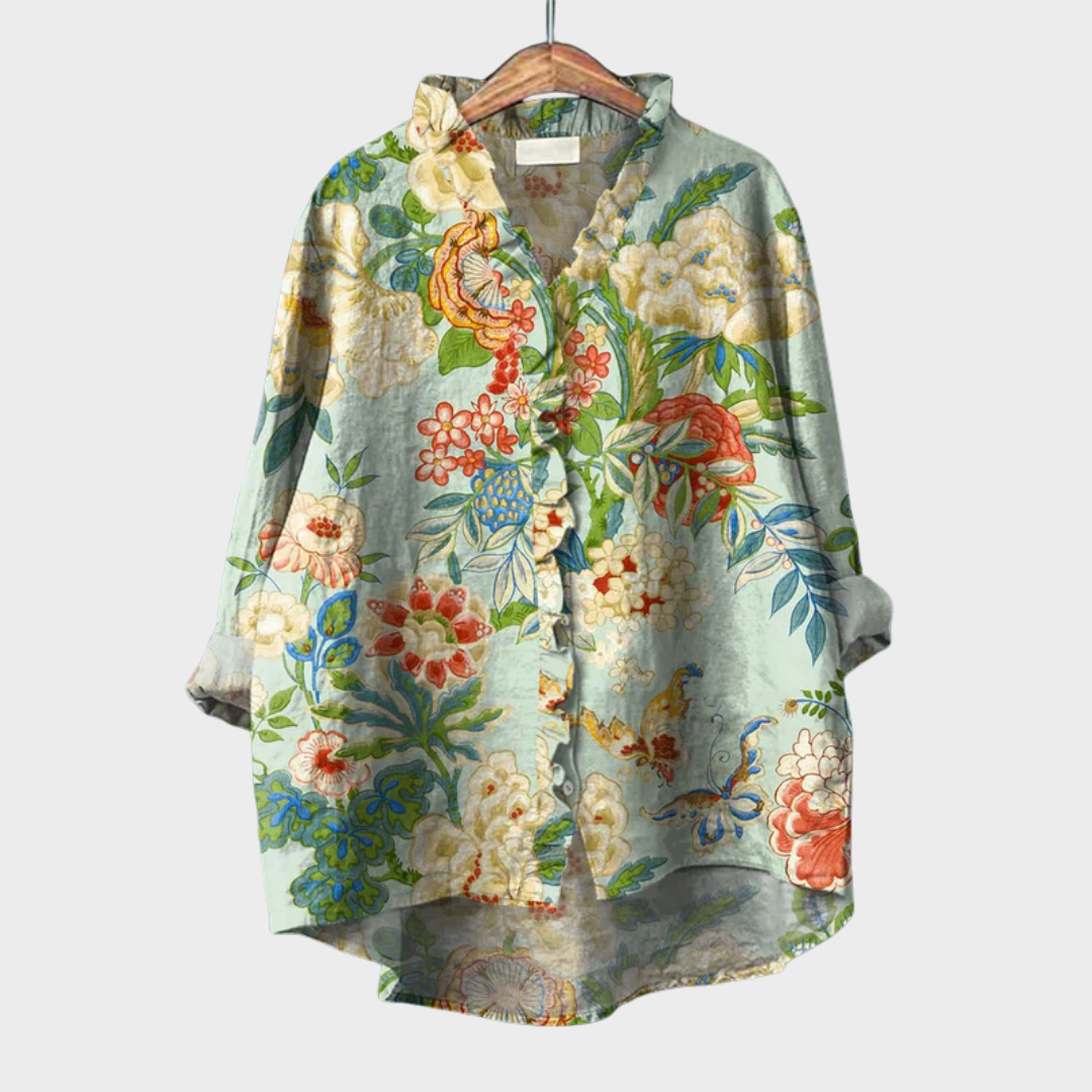 Perpétue | Blouse en Lin Élégante pour l'Été