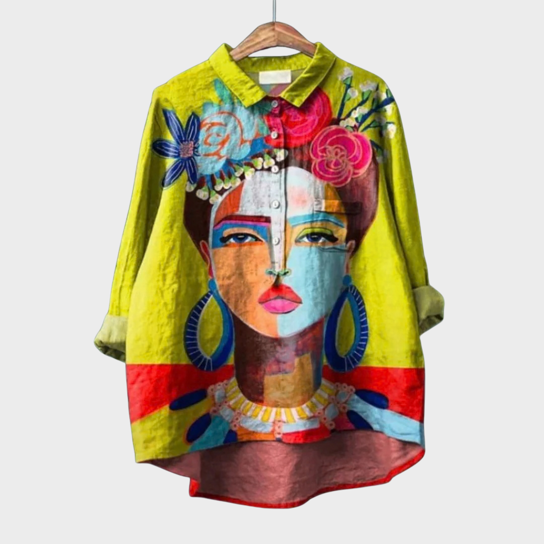 Philippine | Blouse en Lin Élégante pour l'Été