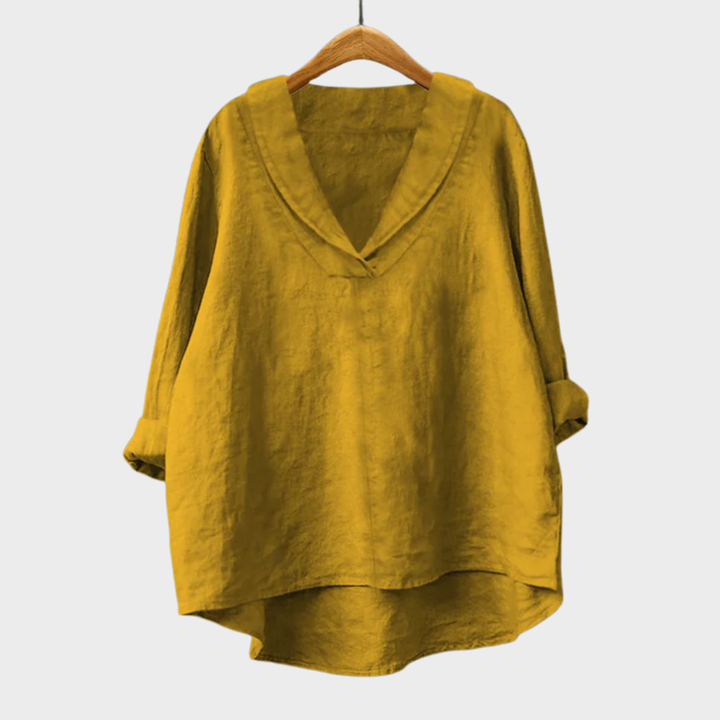 Quiterie | Blouse en Lin Élégante pour l'Été
