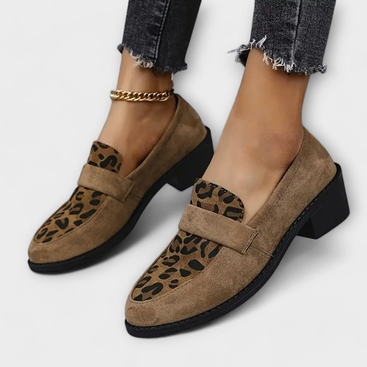 Marguerite | Chaussures élégantes pour femmes avec imprimé léopard