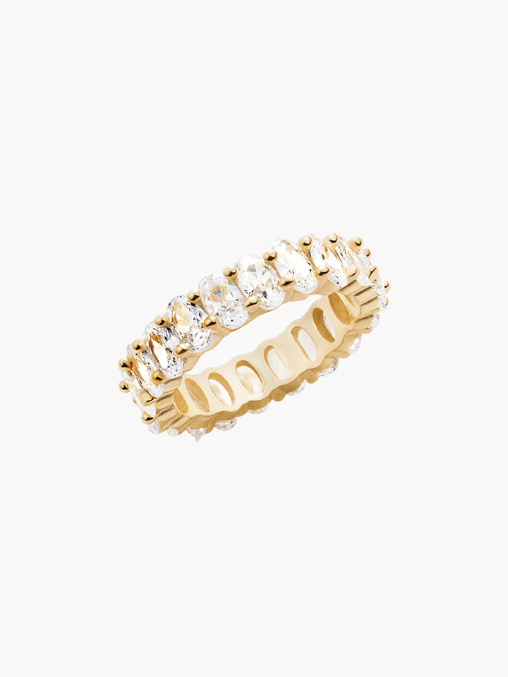 Bague en taille ovale