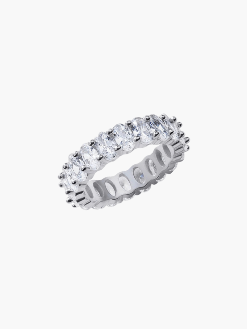 Bague en taille ovale