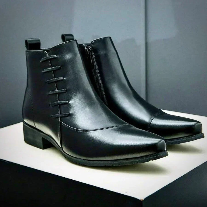 Blanche - Bottes en Cuir Élégantes