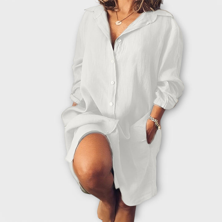 Xavière | Blouse en Lin Décontractée