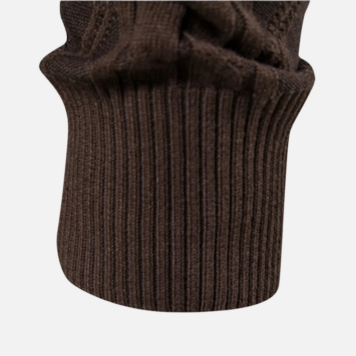 Ilan - Cardigan Argyle Mélange Doux