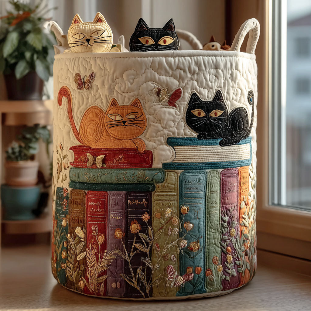 Anastasie™ | Panier Rembourré Défilé de Chats