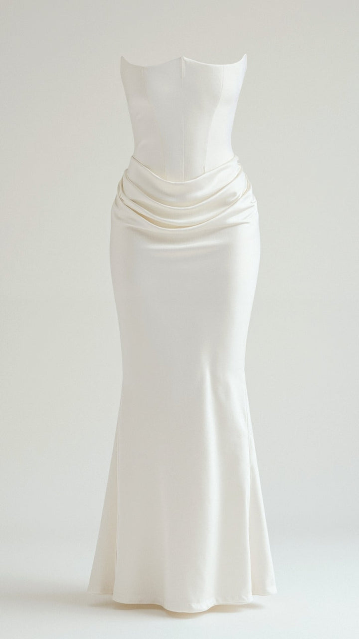 Ursule | Robe Longue avec Corsage