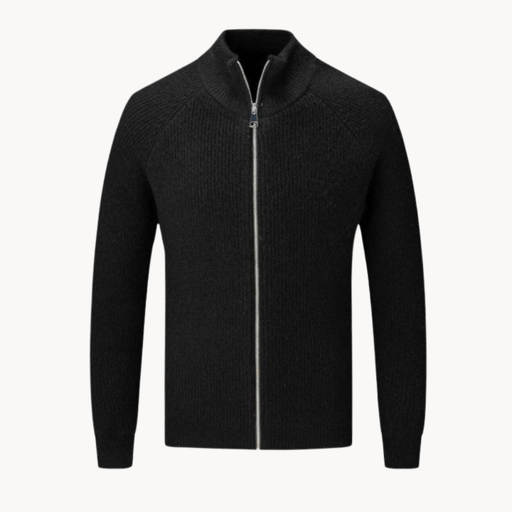 Christophe - Veste en maille avec fermeture éclair