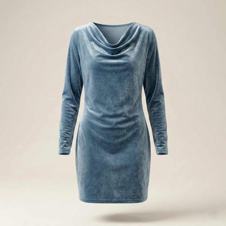 Noélie | Robe en Velours Élegante