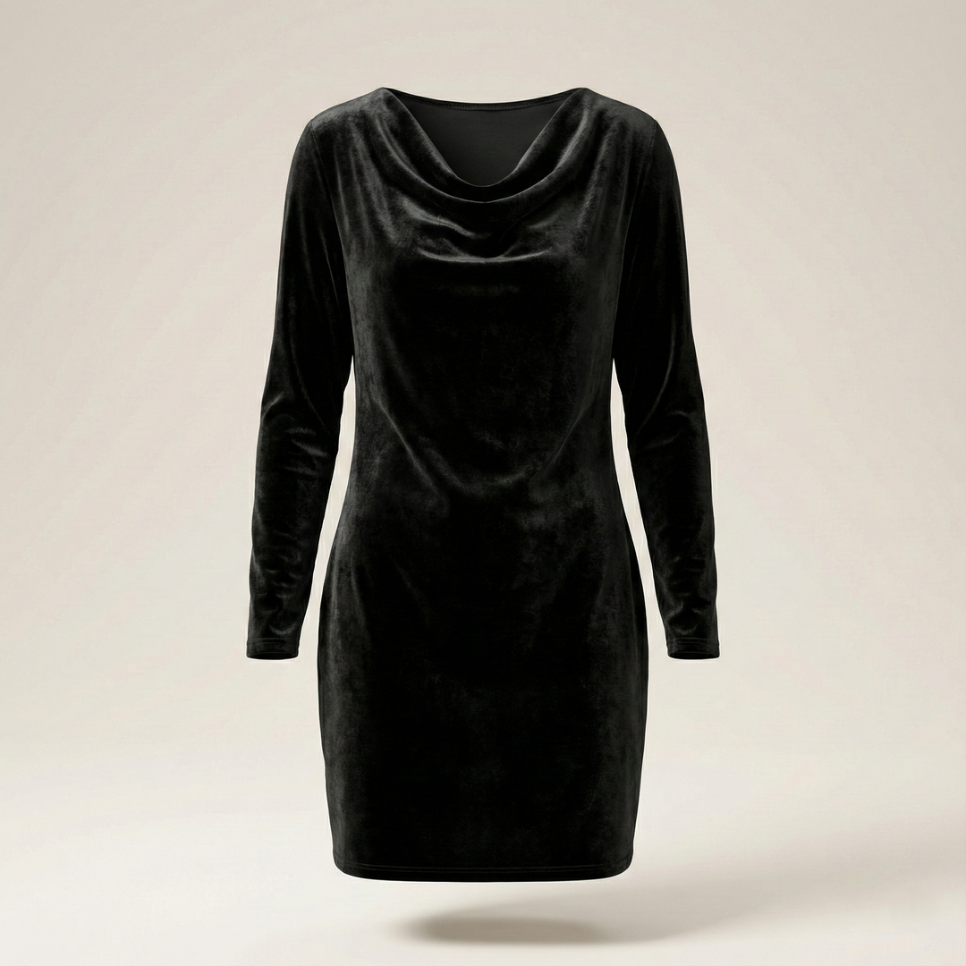 Noélie | Robe en Velours Élegante