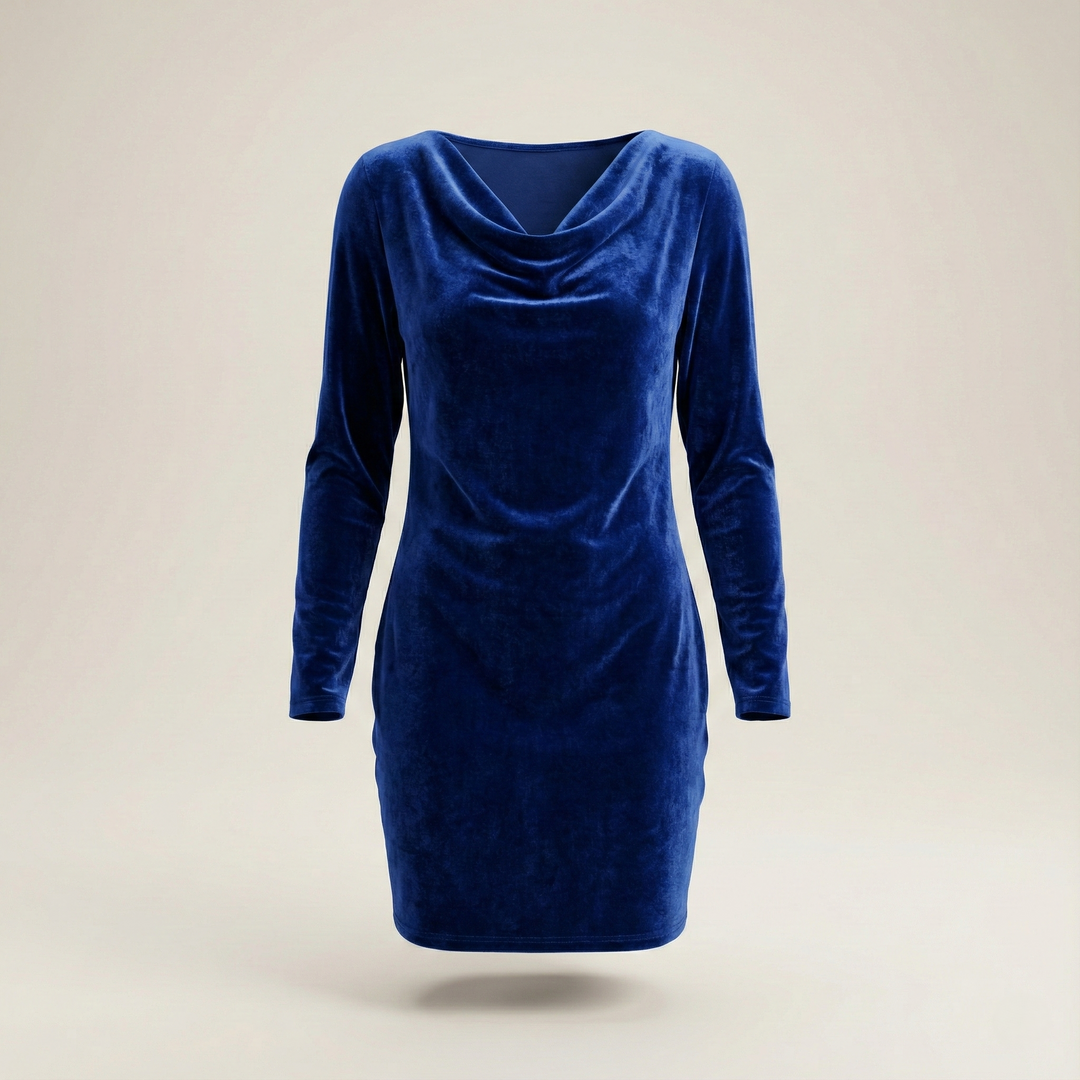 Noélie | Robe en Velours Élegante