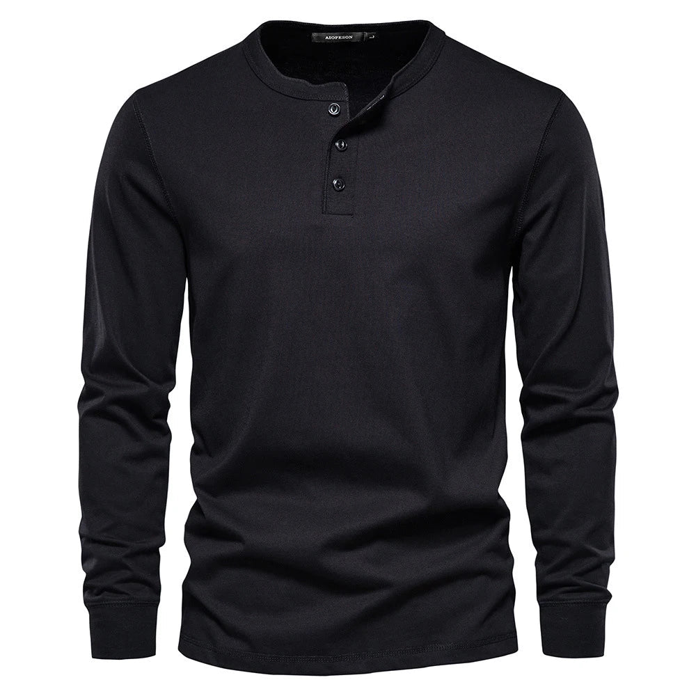 Chemise Henley - Mélange Doux et Respirant