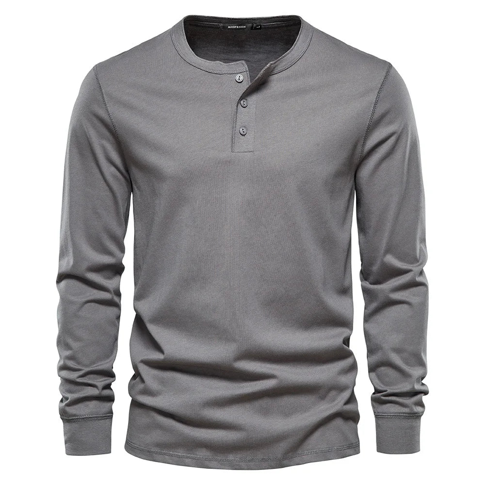 Chemise Henley - Mélange Doux et Respirant